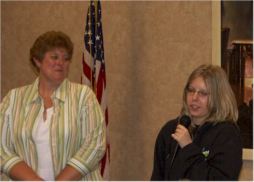 Mrs. Deb Straatmann (left) and Shelby Beeler