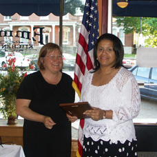 Sonja Allen (right) and Deb Miller