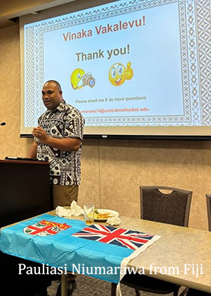 student from Fiji